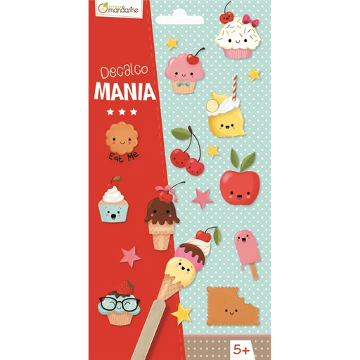 Decalco Mania – Cupcake satírozós matrica - 20 db Decalco Mania – Cupcake satírozós matrica - 20 db
