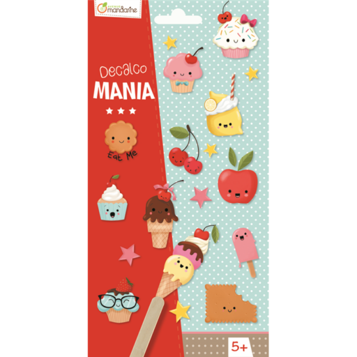Decalco Mania – Cupcake satírozós matrica - 20 db