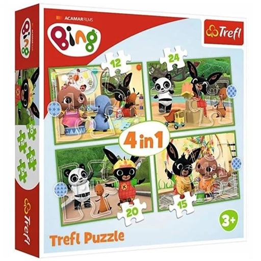 Trefl - Bing! Boldog napja 4 az 1-ben puzzle
