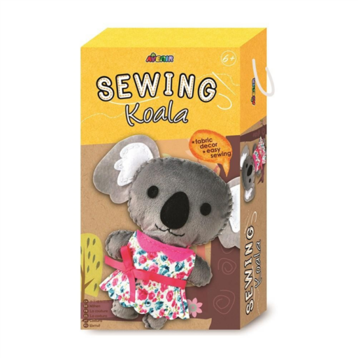 Avenir - Varrható plüss kocka dobozban - Koala 