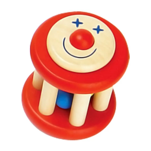 Fajáték - Bébicsörgő - mókuskerék, piros Fajáték - Bébicsörgő - mókuskerék, piros