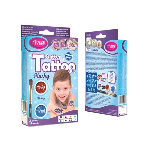 TyToo - Fiús mini csillámtetoválás szett TyToo - Fiús mini csillámtetoválás szett