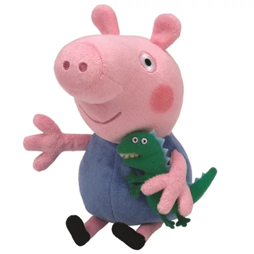 Peppa malac plüss figura - 15 cm - George