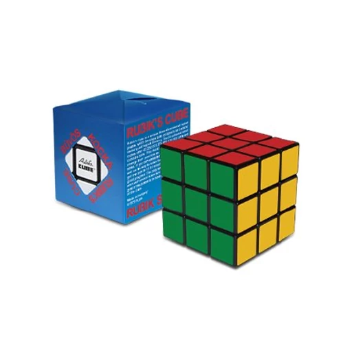 Rubik 3x3x3 kocka, kék dobozos