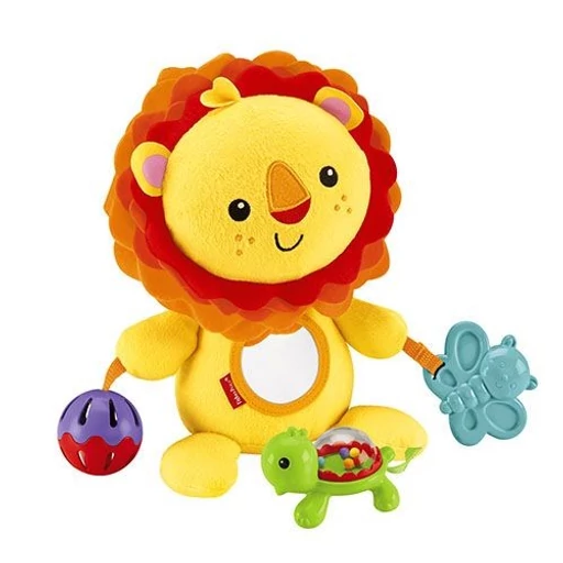 Fisher-Price - Készségfejlesztő plüss oroszlán