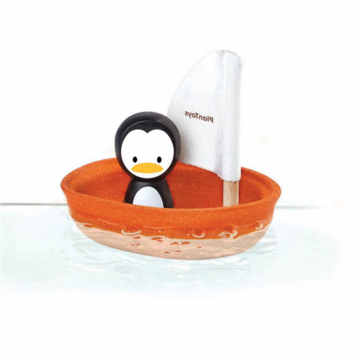Plan Toys - Vitorlás csónak – Pingvin