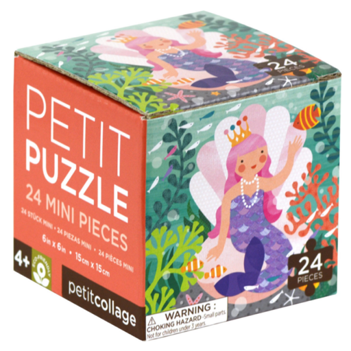 Petit Collage 24 darabos mini puzzle – hableány