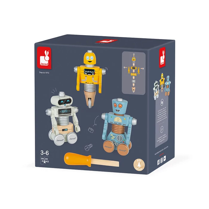 Janod - Brico'kids DIY robotok