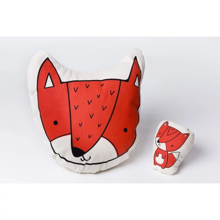 Varázspallómesék - róka párna és kis figura