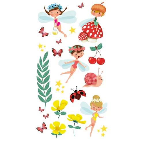 Decalco Mania – Tündérek satírozós matrica - 20 db