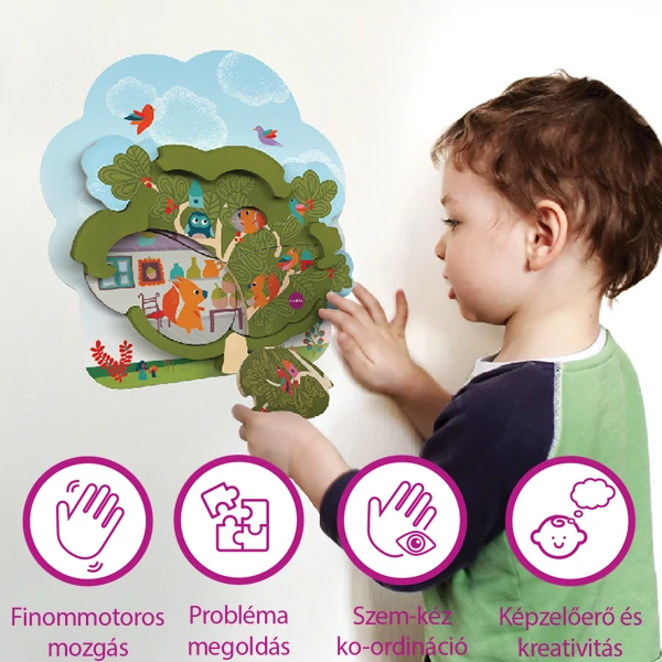 Oribel Vertiplay - Mókus-lak falijáték matatófal