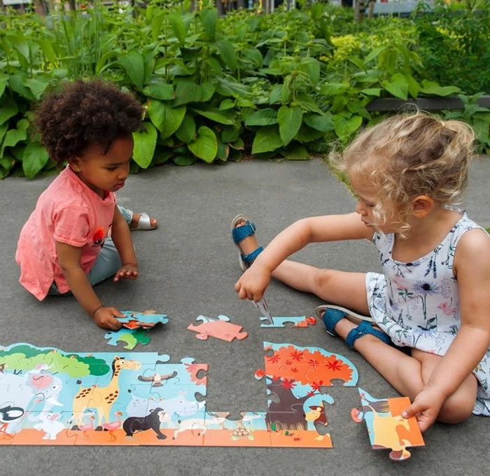 Padló puzzle - Szafari - 36 db-os