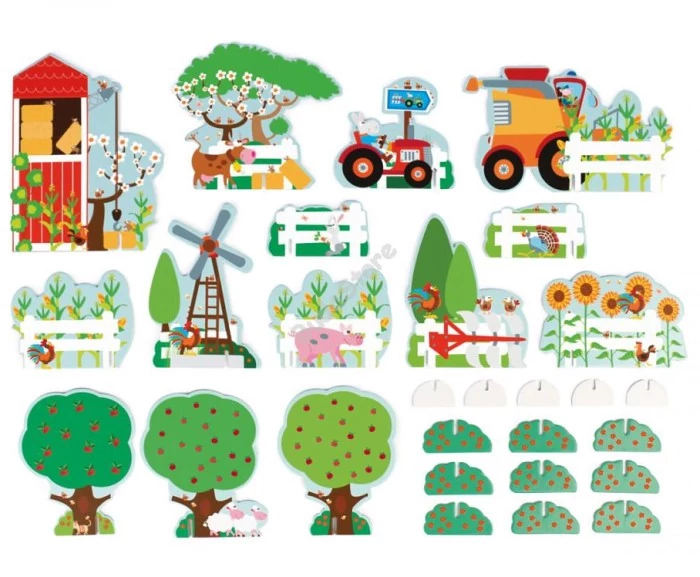 Padló puzzle - Farm készlet