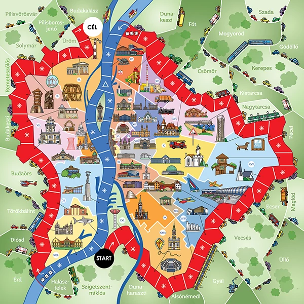 Brúnó Budapesten társasjáték