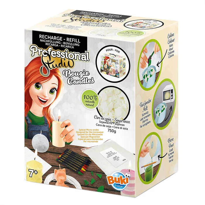 Professzionális stúdió - Gyertyakészítő készlet - utántöltő viasz