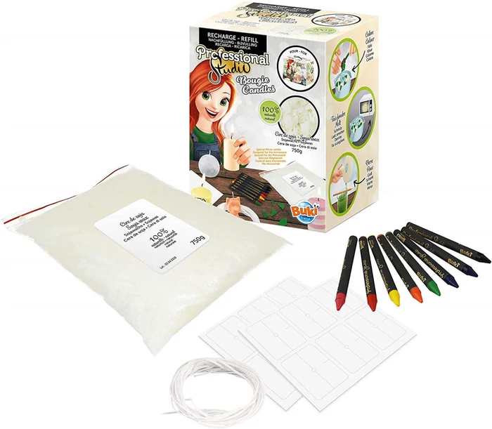 Professzionális stúdió - Gyertyakészítő készlet - utántöltő viasz