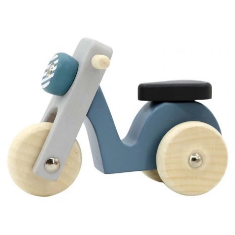 Fajáték - Gurulós robogó (piros)