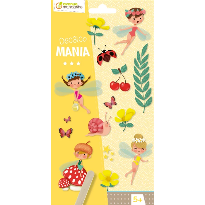 Decalco Mania – Tündérek satírozós matrica - 20 db