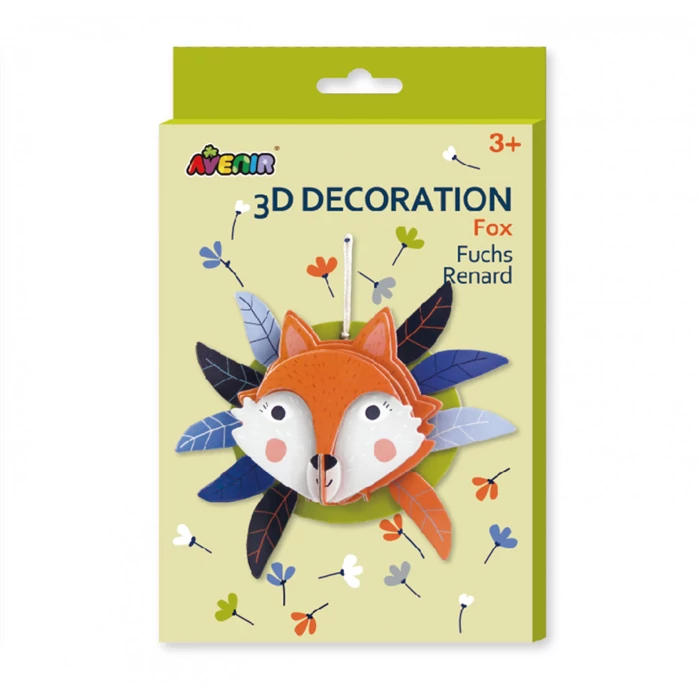 Avenir - 3D dekorációs puzzle - Róka