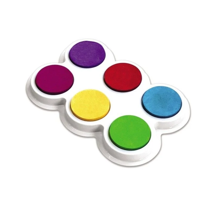 Crealign - Ujjfesték - 6 színű festékkészlet