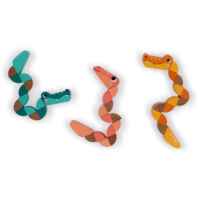 Janod - Csuklós kígyó és krokodil - többféle