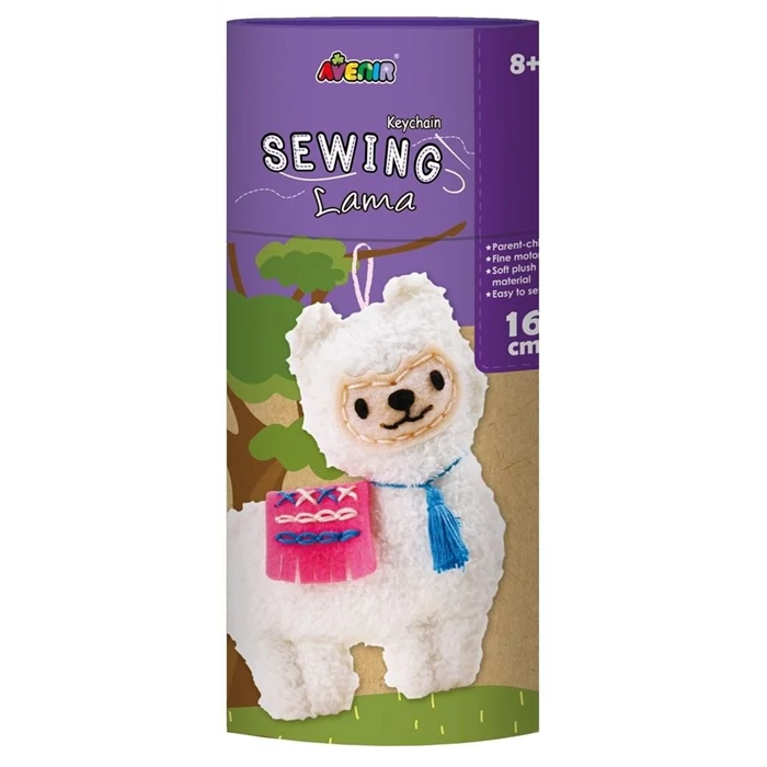Avenir - Varrható plüss kulcstartó - Láma