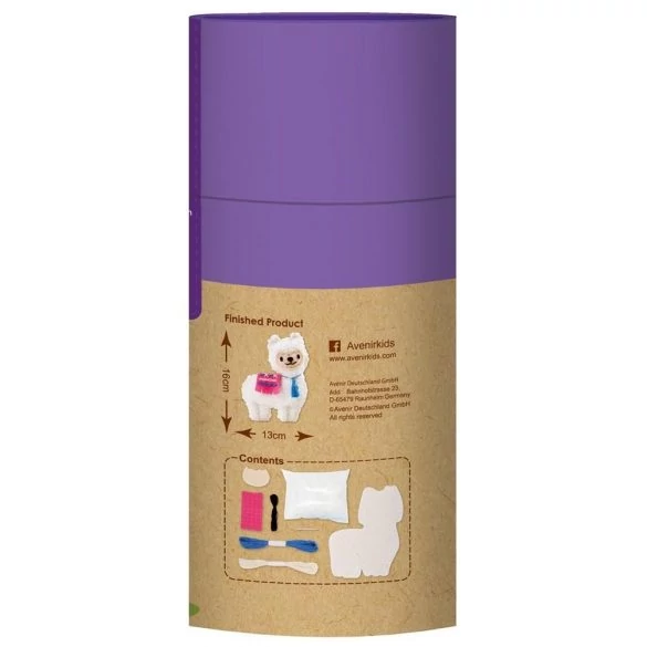 Avenir - Varrható plüss kulcstartó - Láma