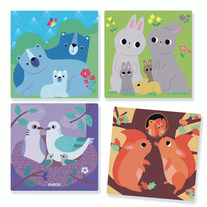 Djeco - Kockakirakó - Mesélő erdő - Puzz-Up Forest