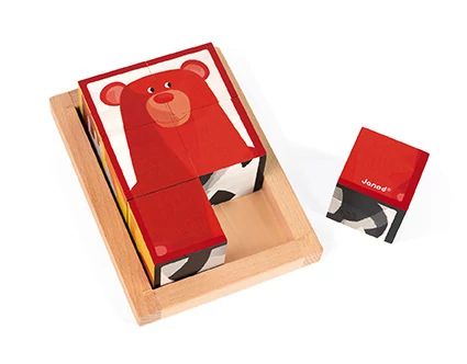 Janod - Zigolos kirakós - 6 erdei képpel 