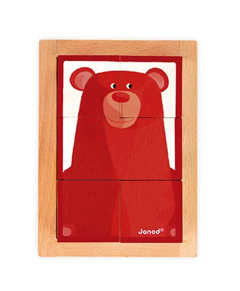 Janod - Zigolos kirakós - 6 erdei képpel