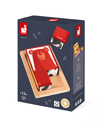 Janod - Zigolos kirakós - 6 erdei képpel