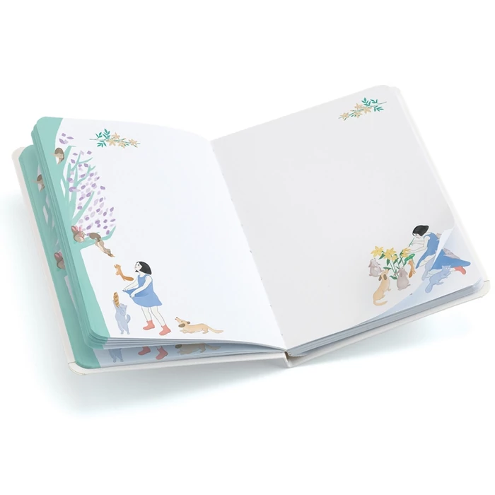 Djeco - Jegyzetfüzet A/6 - Cyndi notebook