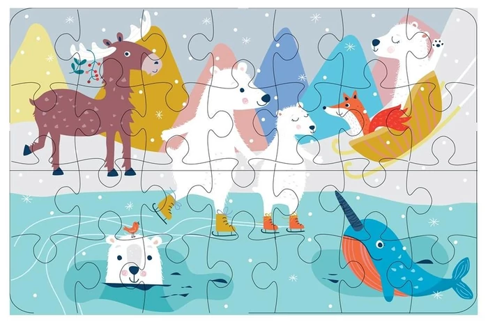 Avenir - Puzzle jegesmaci - 28db-os