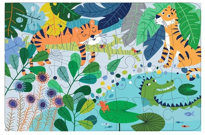 Avenir - Puzzle dzsungel - 28db-os