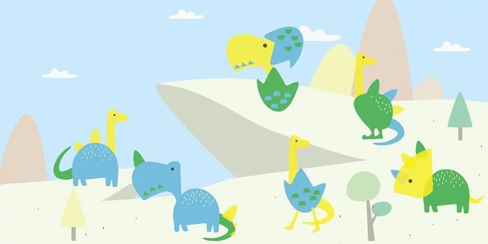 Nyomda készlet képekkel - Dinók