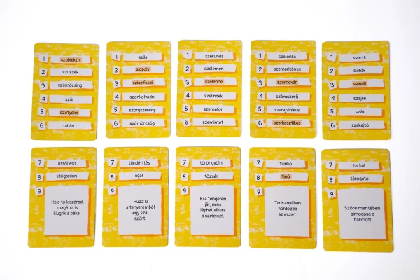 Abszolút elfelejtett szavak - kártyajáték