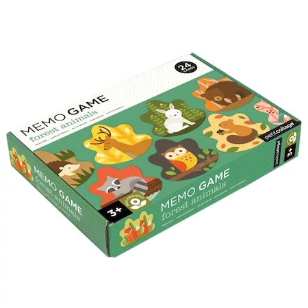 Petit Collage memóriajáték – erdei állatok