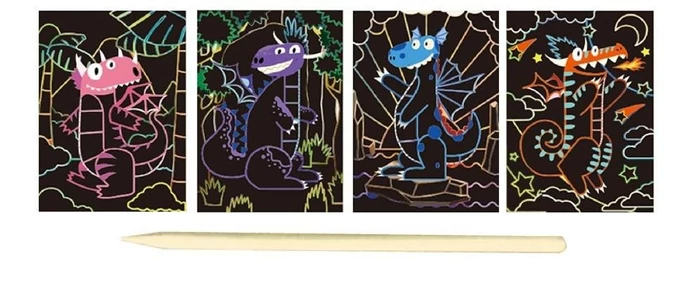 Avenir Kids - Képkarctechnika - Sárkányok 