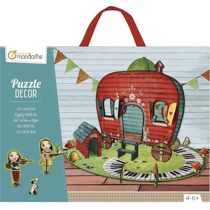 Avenue Mandarine  - 3D Puzzle - Gipsy Caravan 