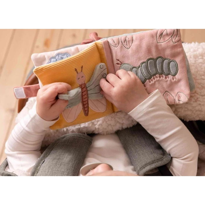 Little Dutch - Textil babakönyv - Virágok és pillangók kicsi 