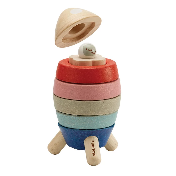 Plan Toys - Rakéta összerakó - Tavasz