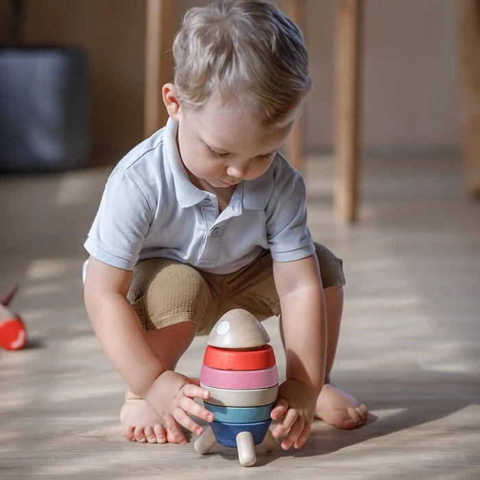 Plan Toys - Rakéta összerakó - Tavasz