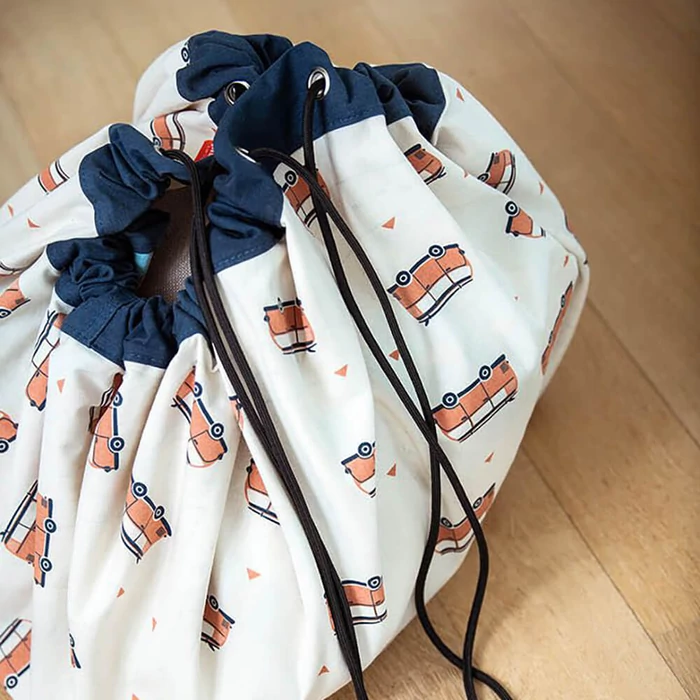 Plan Toys - Játék tároló zsák - LA autópálya