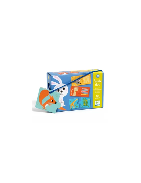 Djeco - Párosító puzzle - Ki mit eszik?
