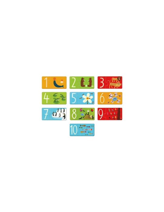 Djeco - Párosító puzzle - Számok