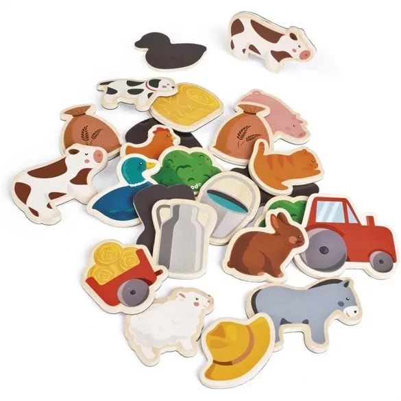 Janod - Farm mágnesek - 24 db-os