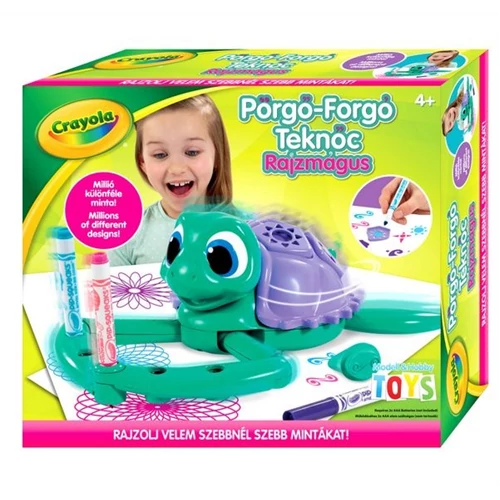 Crayola - Pörgő-Forgó Teknőc - Rajzmágus