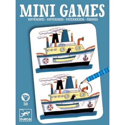 Djeco - Mini játékok - Eltérések