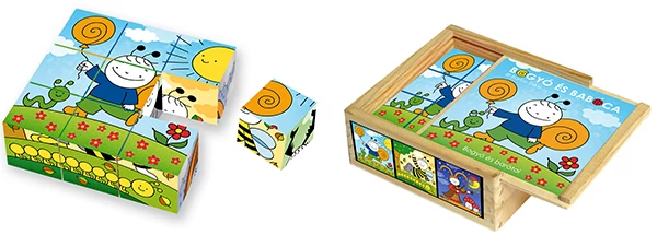 Bogyó és Babóca - Fa Mesekocka - 9 db-os - Bogyó és barátai