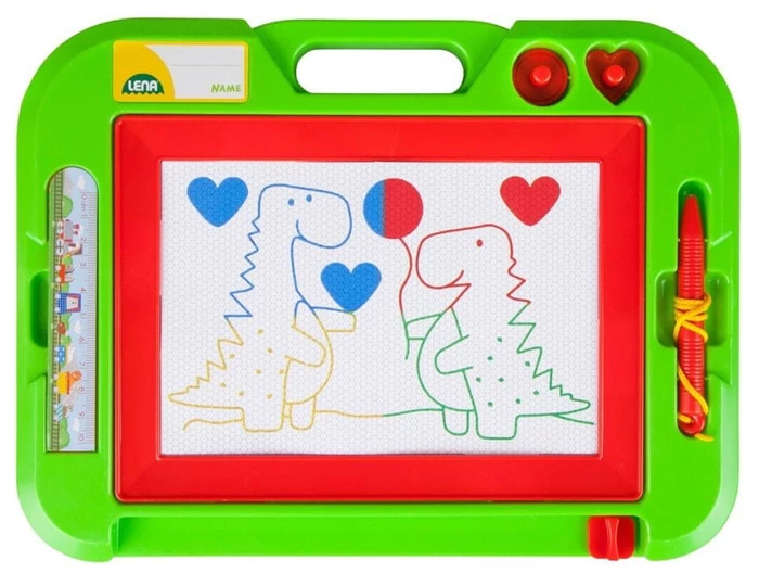 Lena - Színes mágneses közepes rajztábla